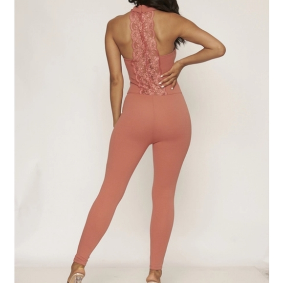 LACEY DETAIL JUMPSUIT - Picture 2 of 3